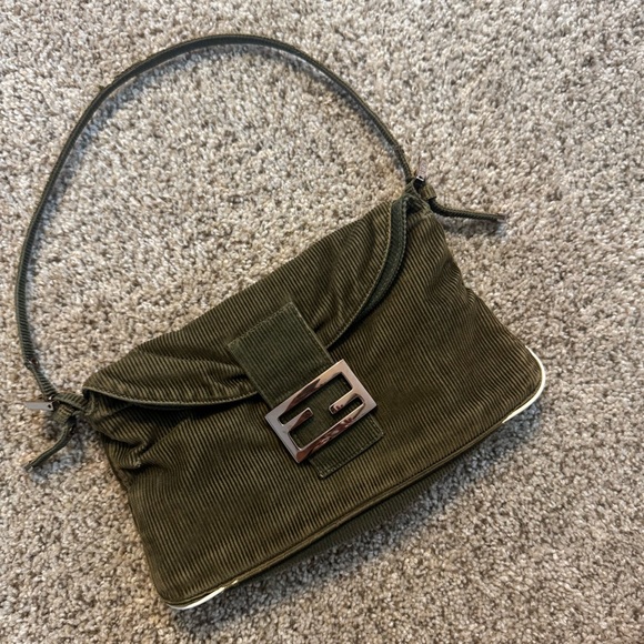Corduroy Fendi baguette - Picture 1 of 13